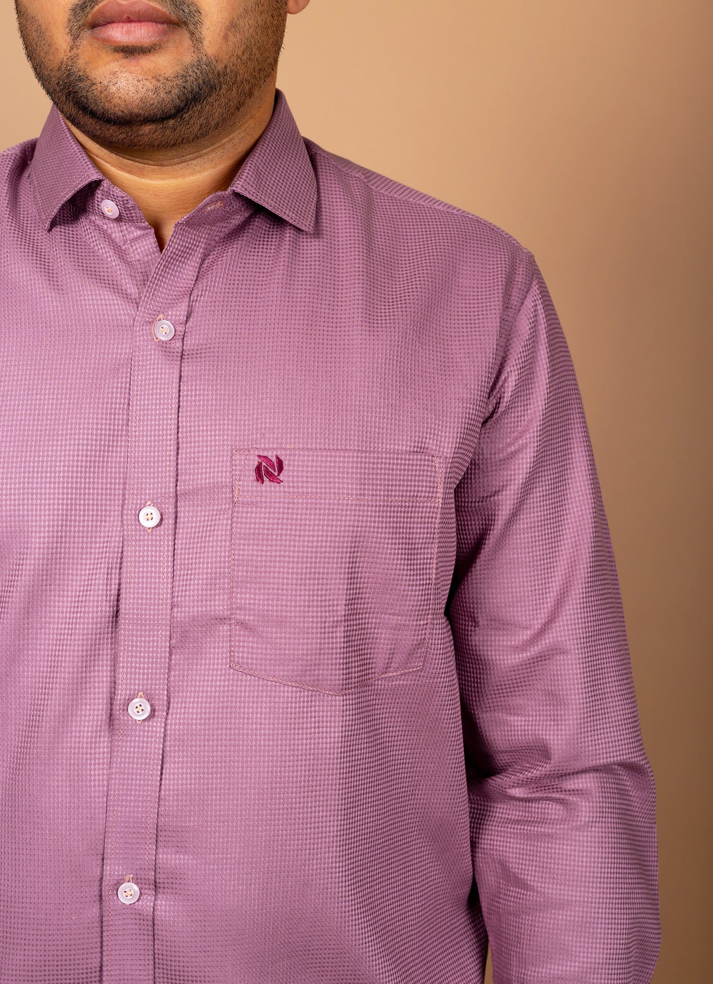 Rouge Pink Dobby Organic Cotton Premium Shirt