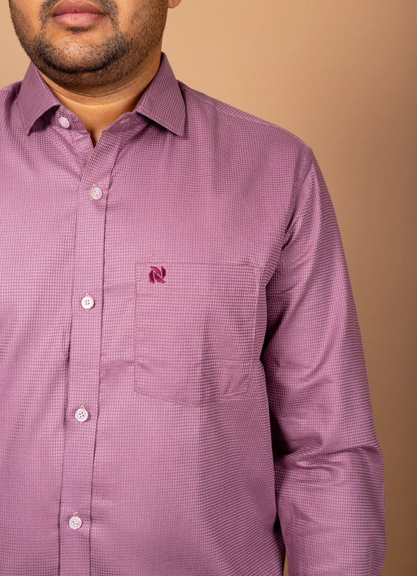 Rouge Pink Dobby Organic Cotton Premium Shirt