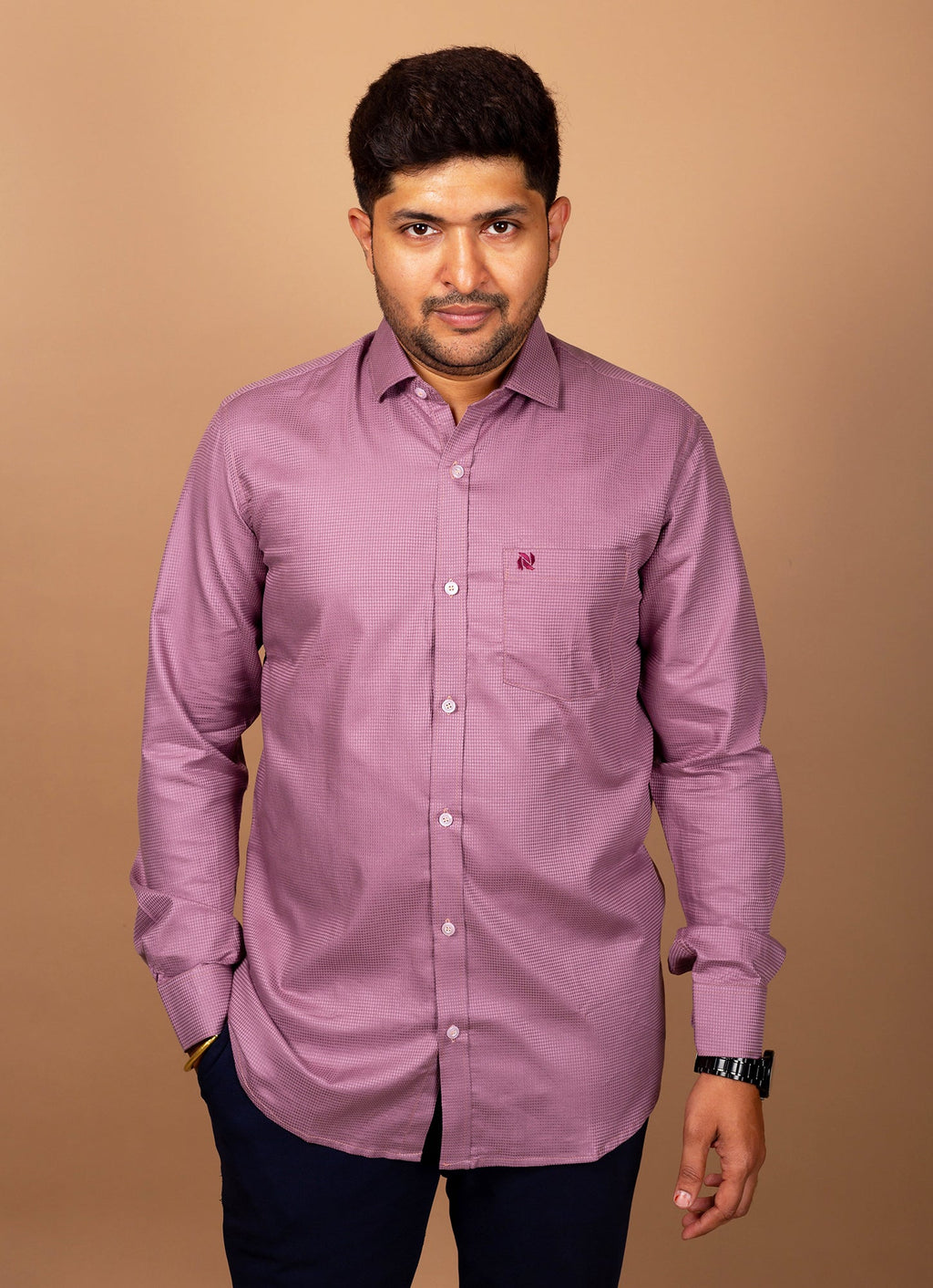 Rouge Pink Dobby Organic Cotton Premium Shirt