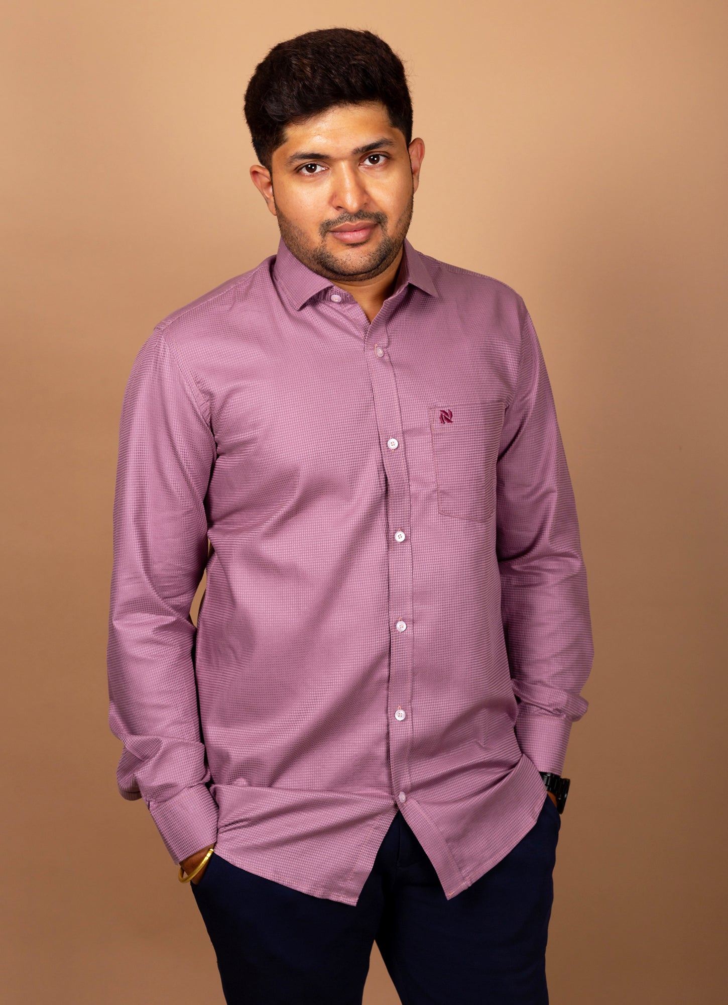 Rouge Pink Dobby Organic Cotton Premium Shirt