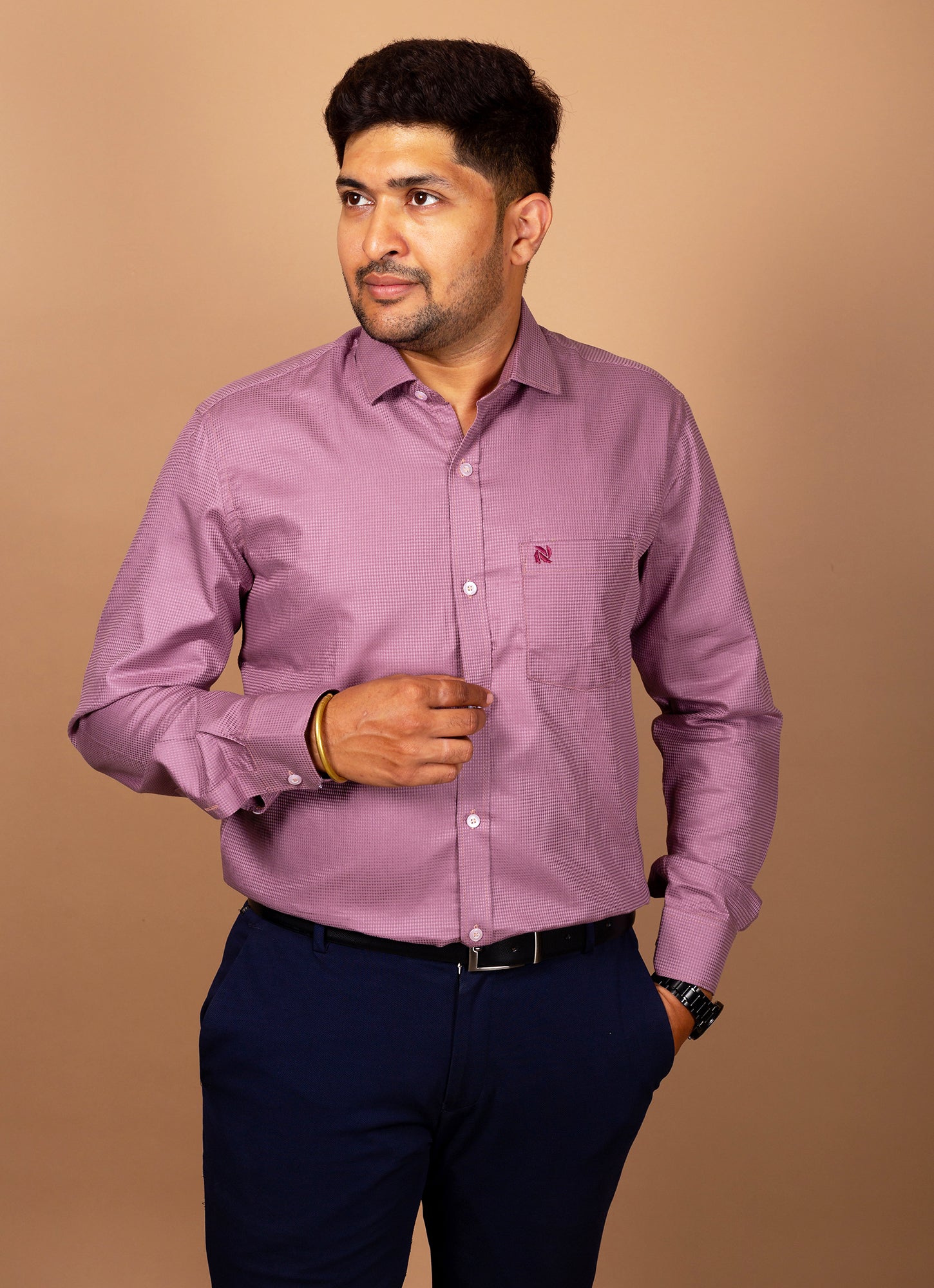 Rouge Pink Dobby Organic Cotton Premium Shirt