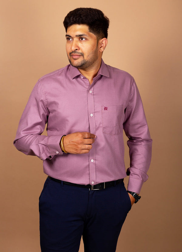 Rouge Pink Dobby Organic Cotton Premium Shirt