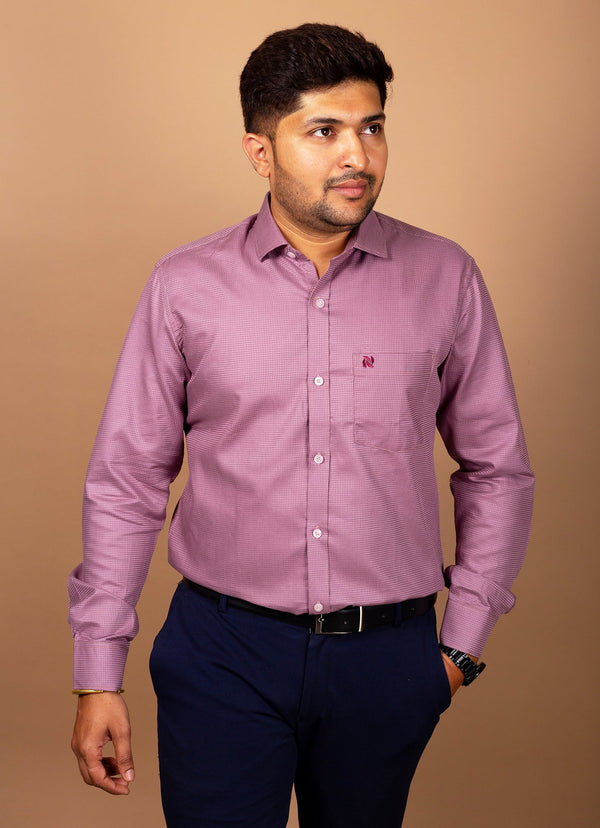 Rouge Pink Dobby Organic Cotton Premium Shirt