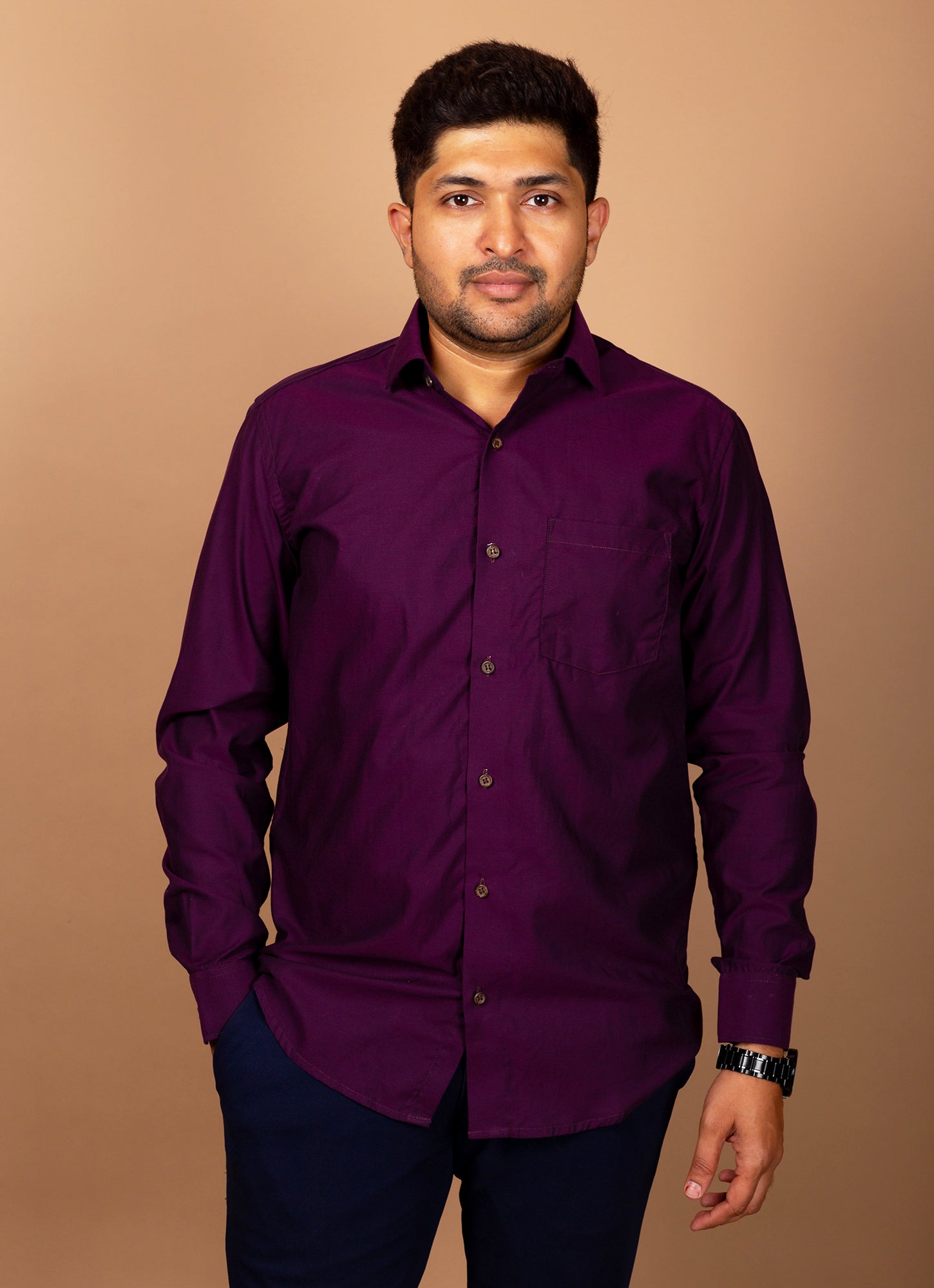 Midnight Purple Organic Cotton Premium Shirt
