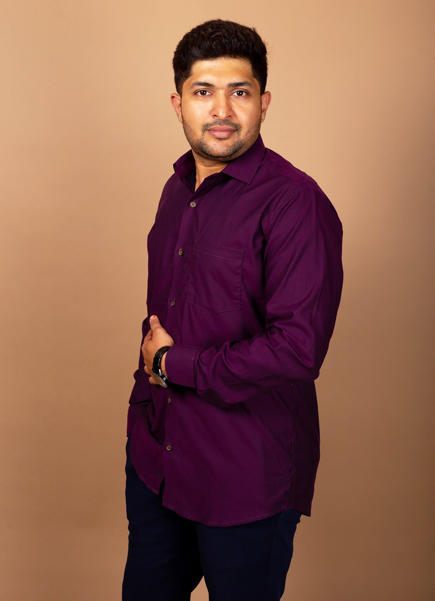 Midnight Purple Organic Cotton Premium Shirt