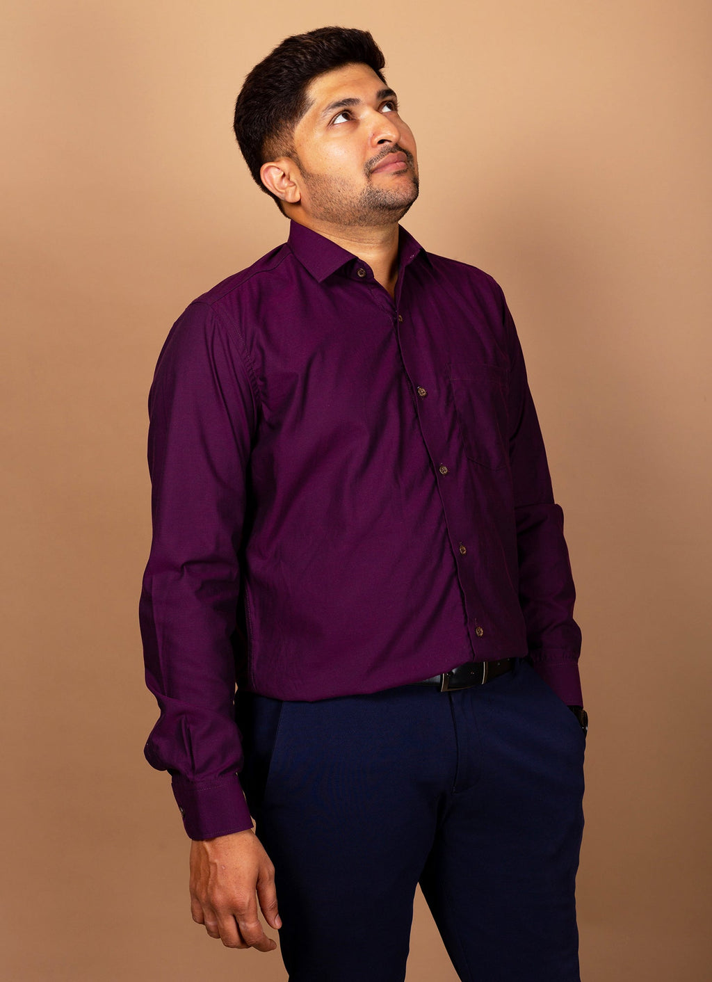 Midnight Purple Organic Cotton Premium Shirt