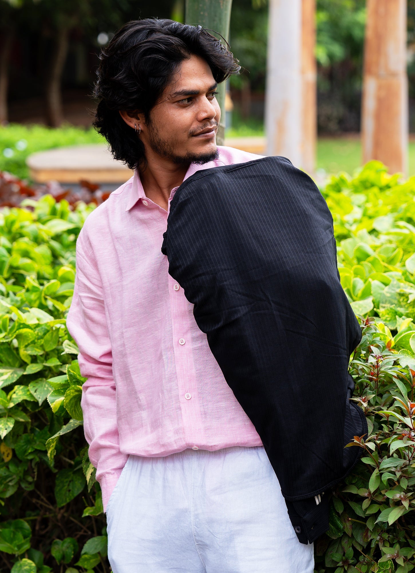 Flamingo Airy Pink Pure Linen Premium Shirt