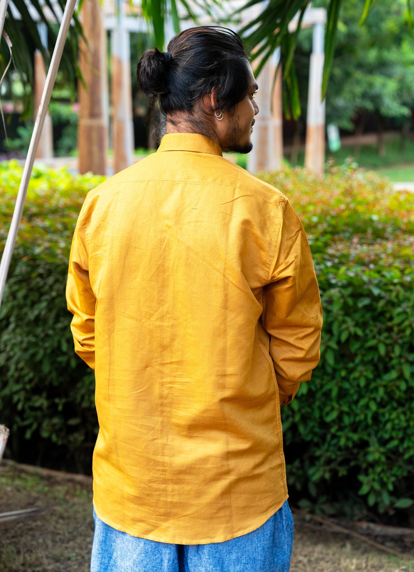 Goldenrod Organic Cotton Linen Premium Shirt