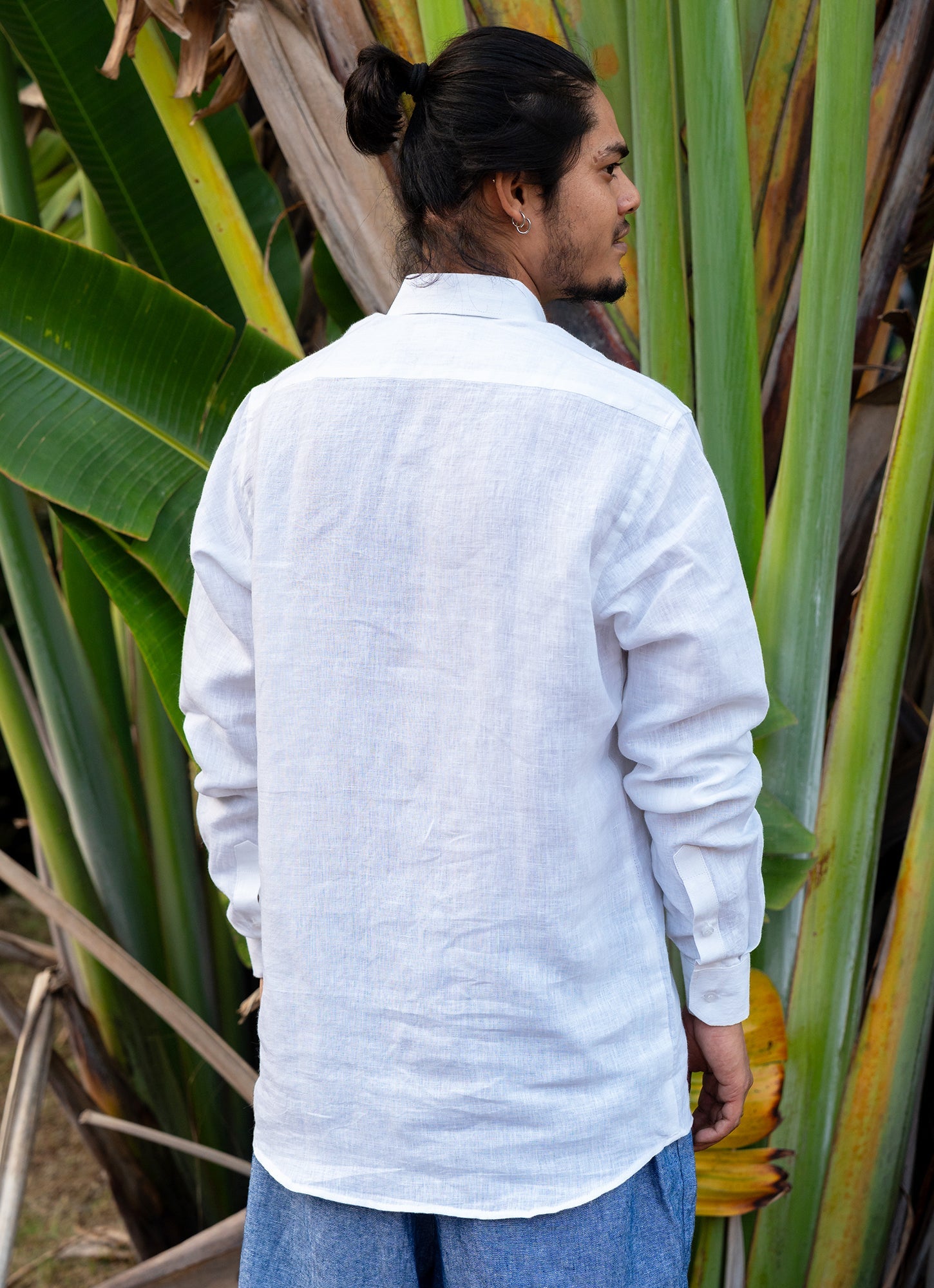 Royal White Super Airy Pure Linen Premium Shirt