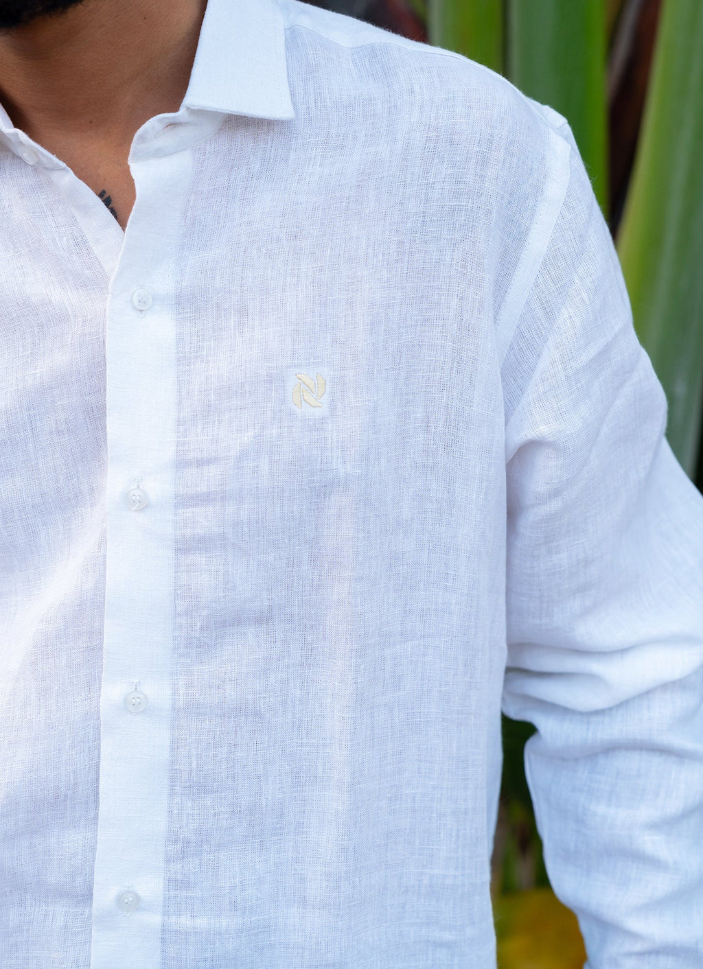 Royal White Super Airy Pure Linen Premium Shirt