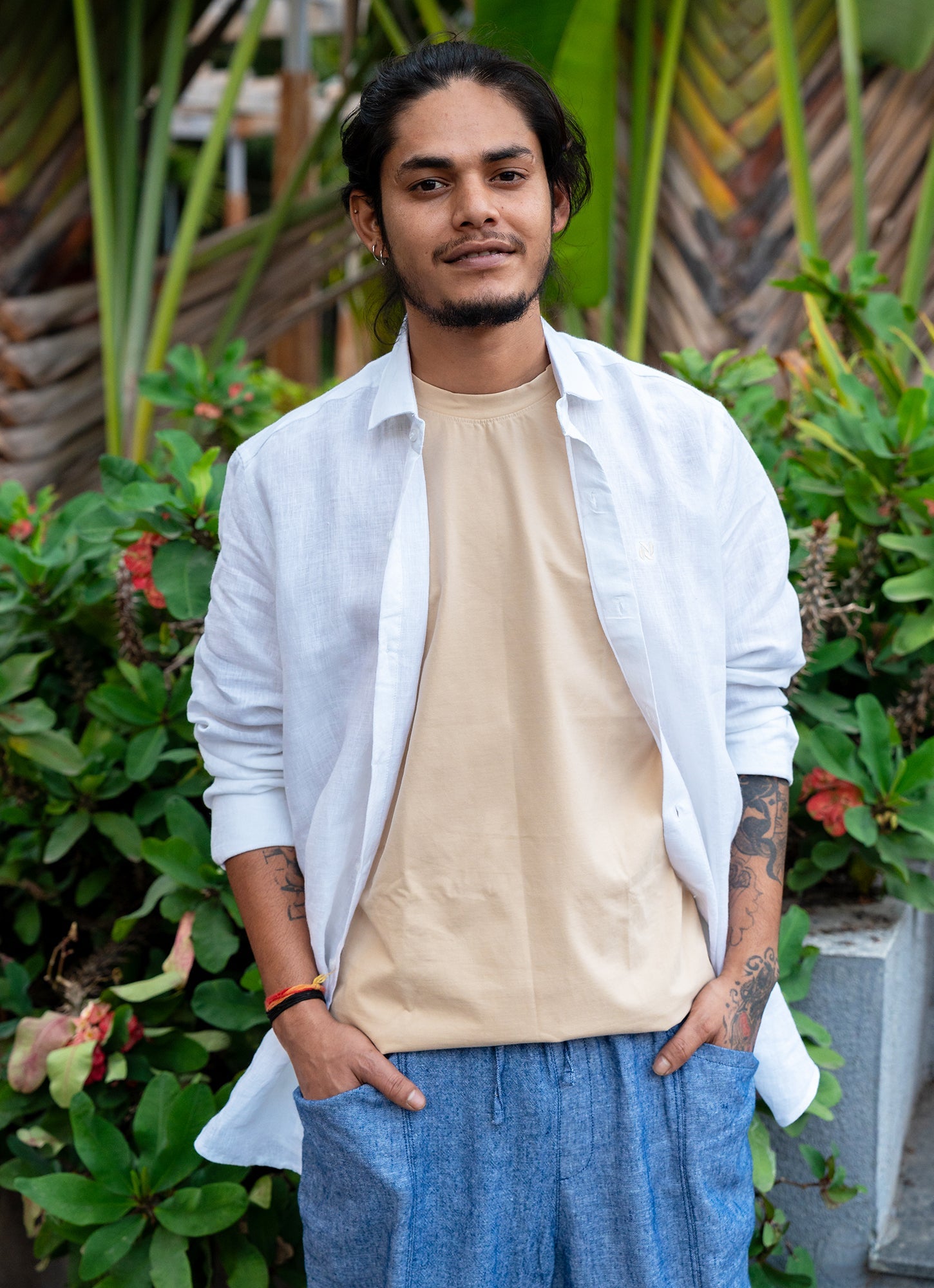 Royal White Super Airy Pure Linen Premium Shirt