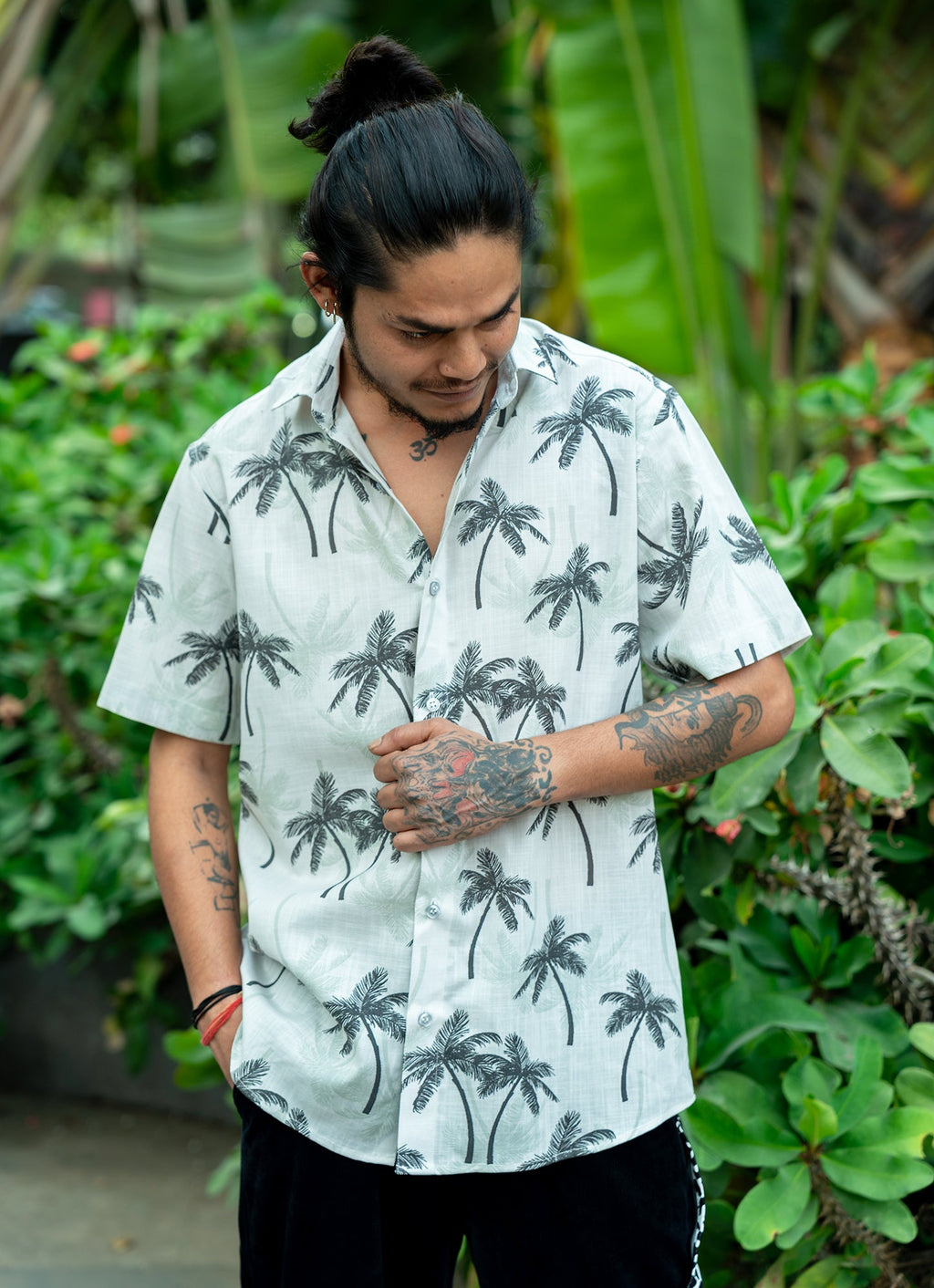 Tea Green Designer Organic Cotton Premium Shirt