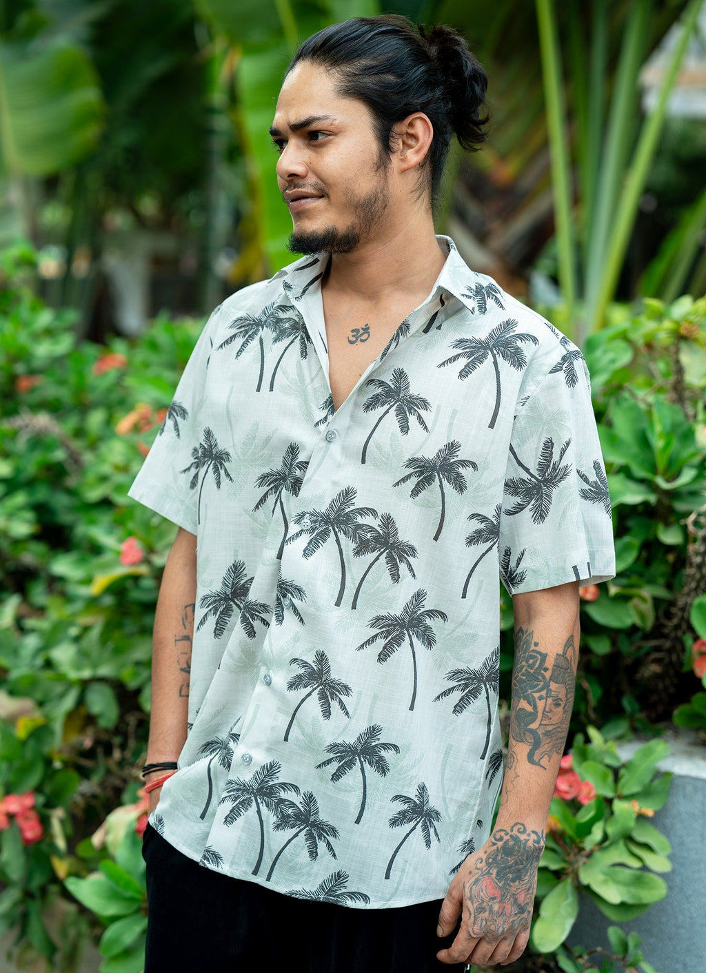 Tea Green Designer Organic Cotton Premium Shirt