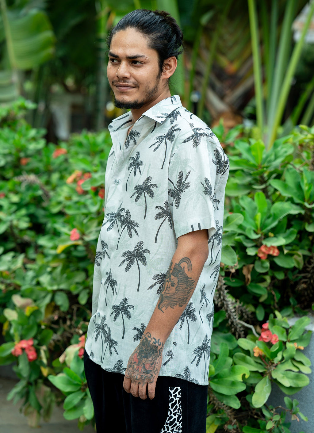 Tea Green Designer Organic Cotton Premium Shirt