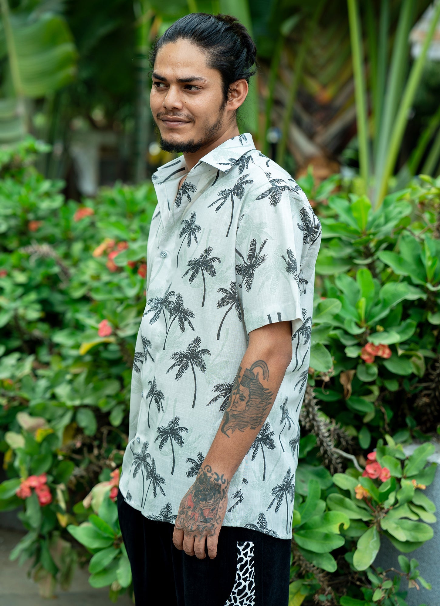 Tea Green Designer Organic Cotton Premium Shirt