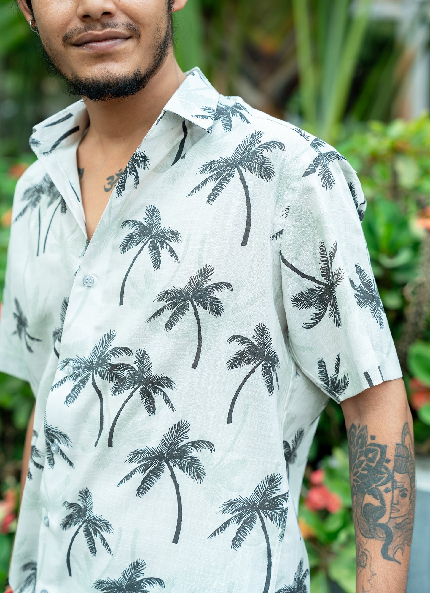 Tea Green Designer Organic Cotton Premium Shirt