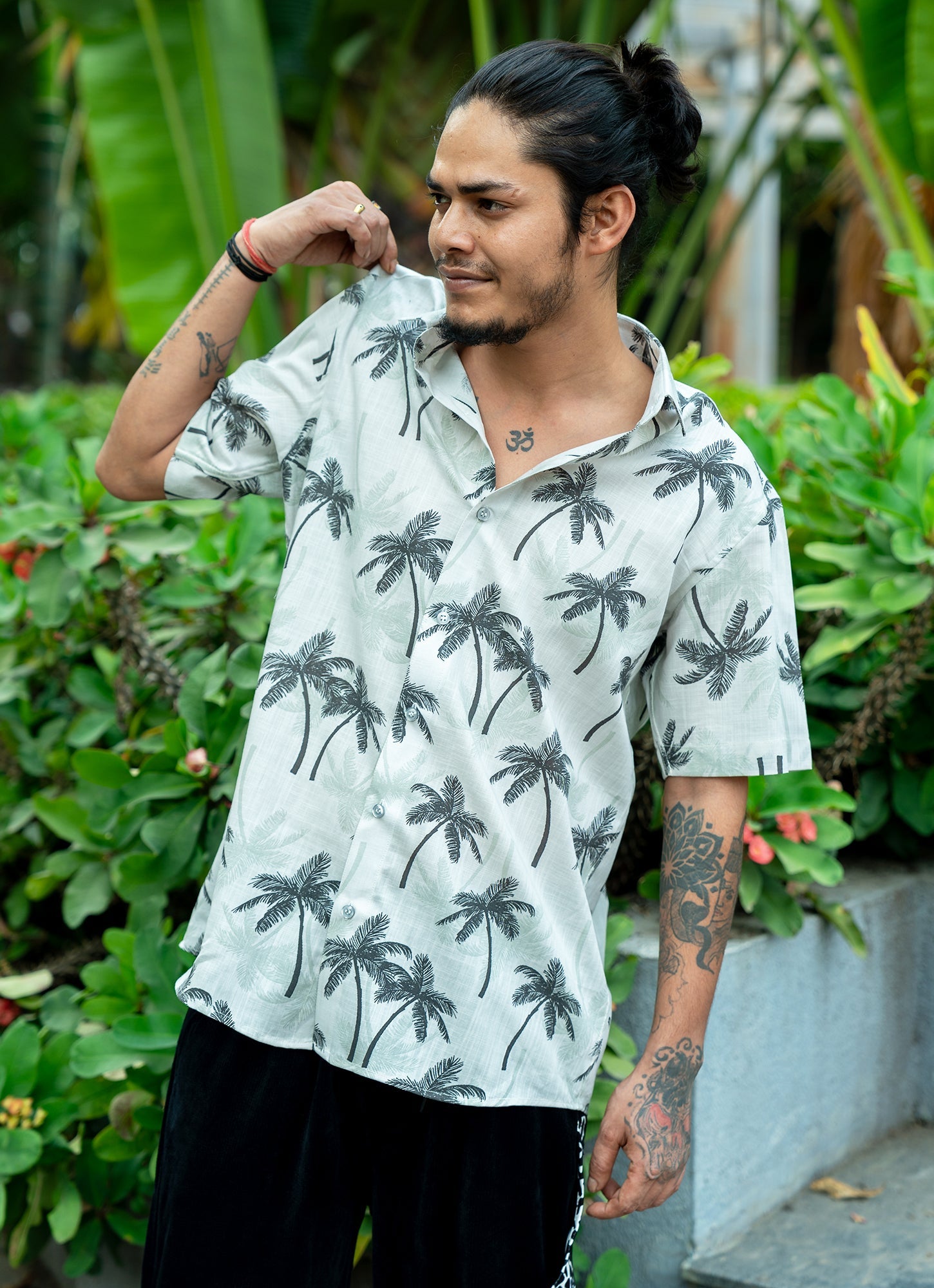 Tea Green Designer Organic Cotton Premium Shirt