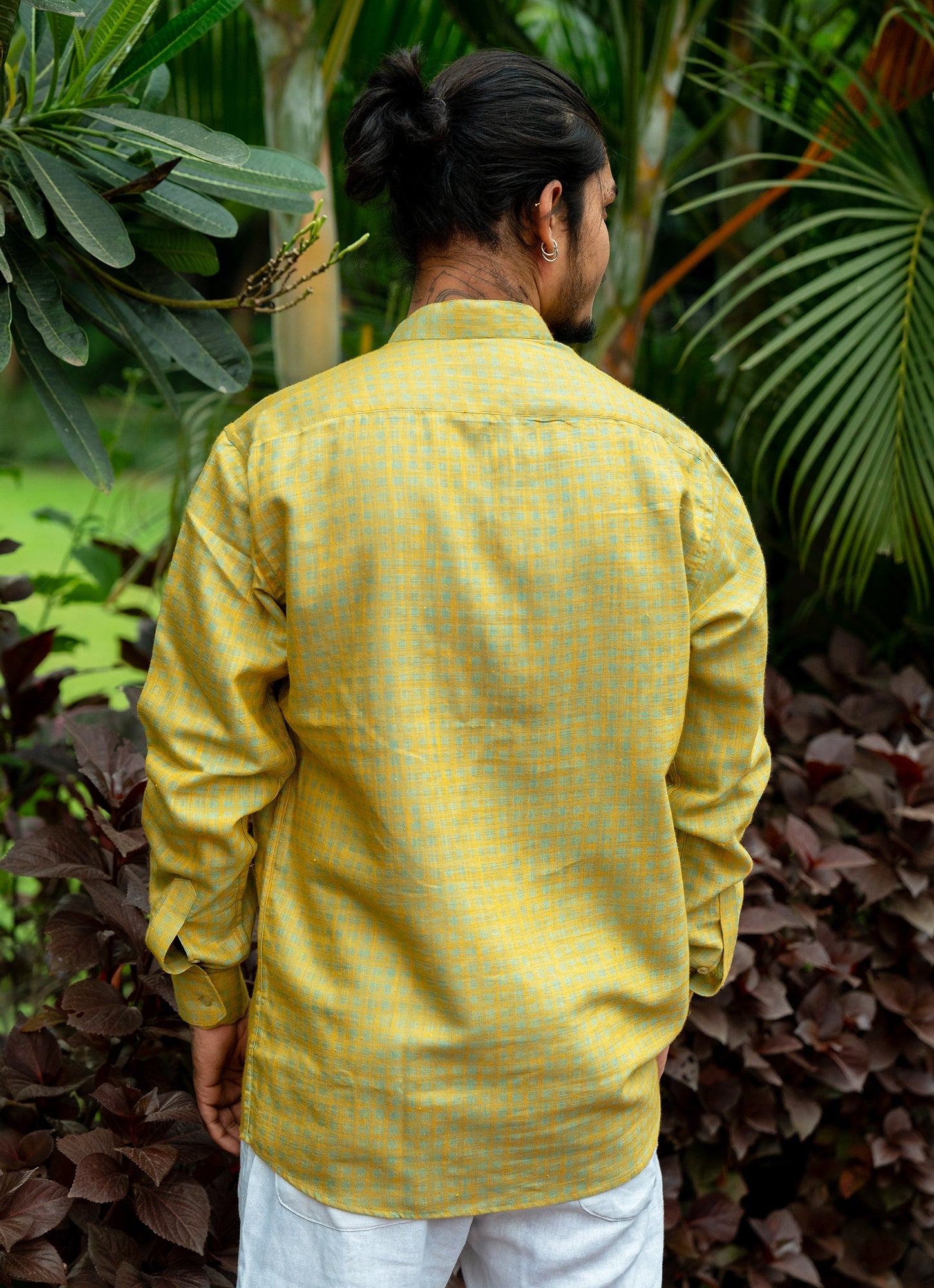 Golden Pista Weaved Organic Cotton Premium Shirt