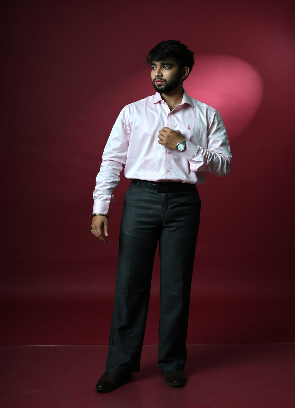 Rose Quartz Satin-Finish Formal