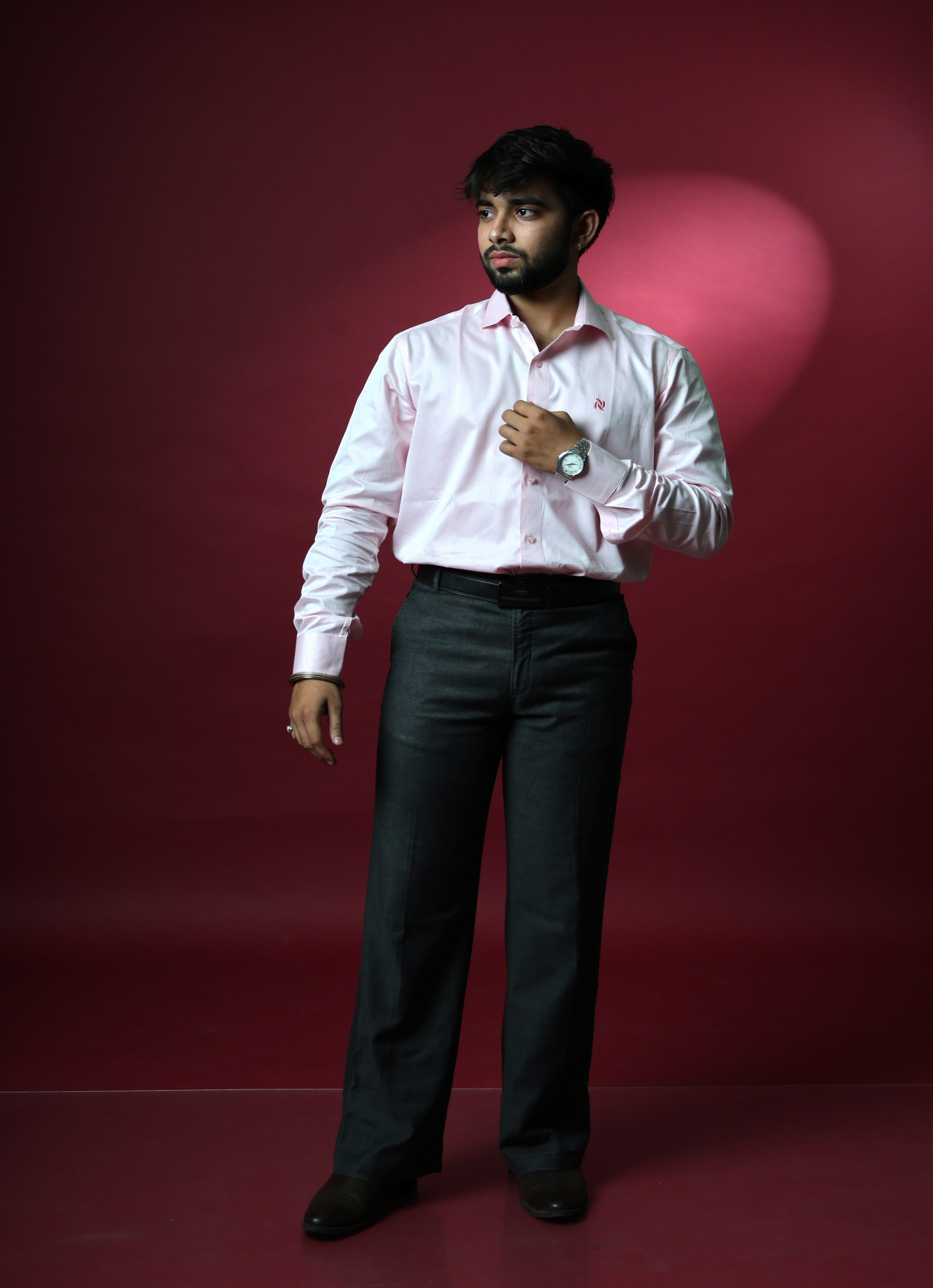 Rose Quartz Satin-Finish Formal