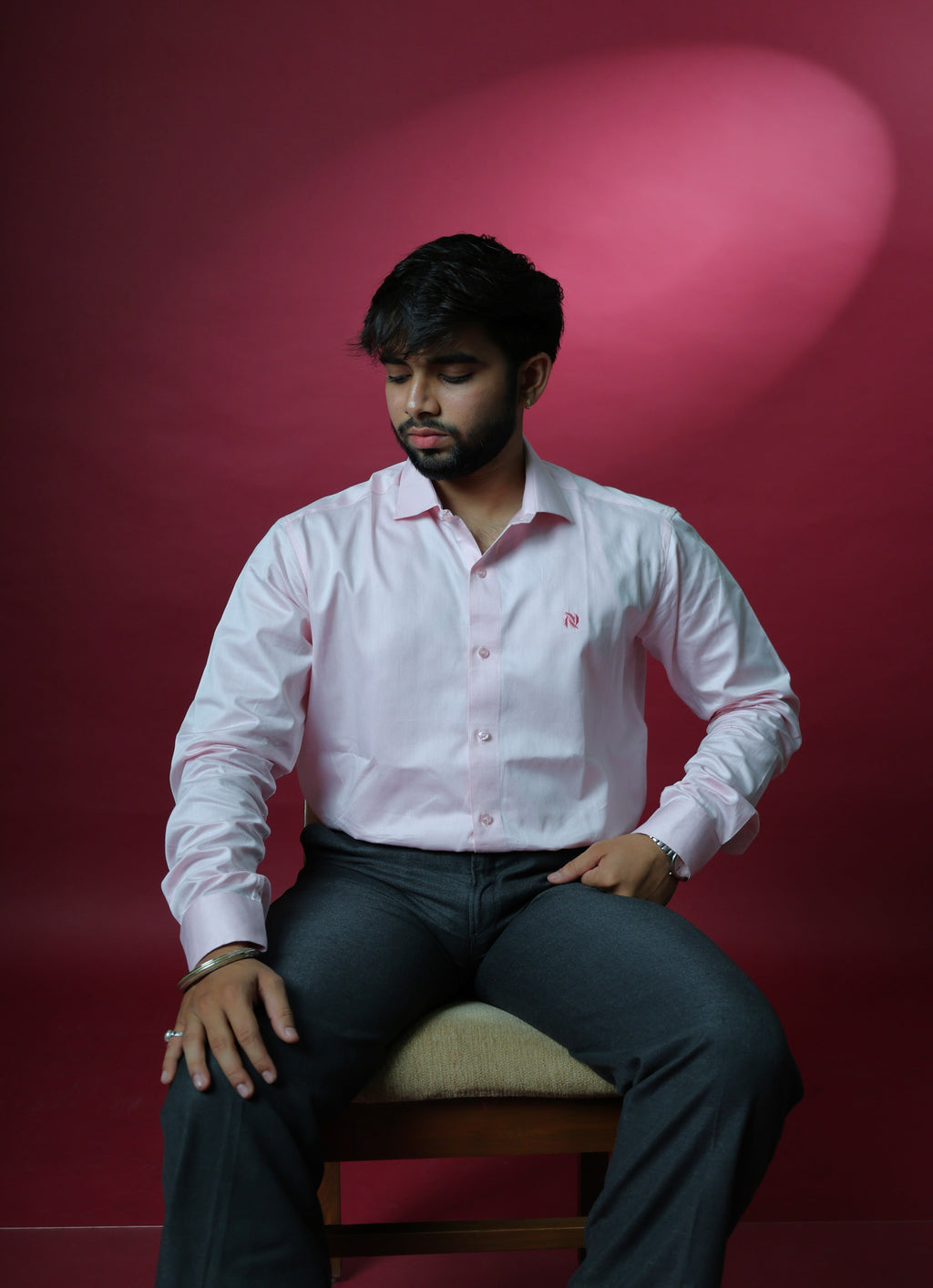 Rose Quartz Satin-Finish Formal