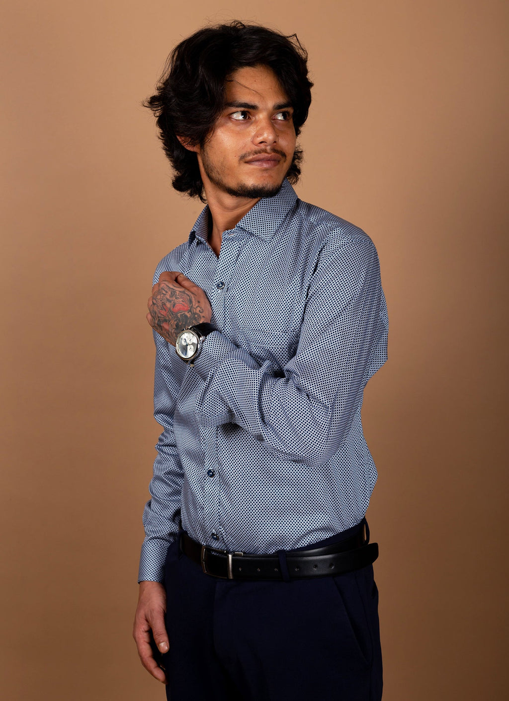 Circle halftone Organic Cotton Premium Shirt