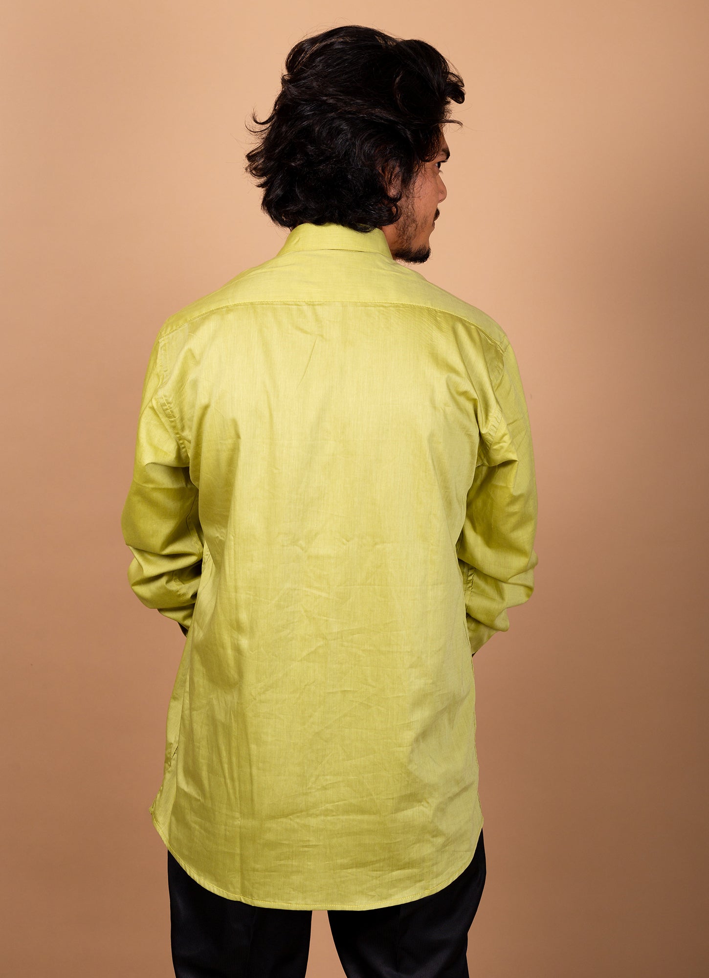 Macaroon Yellow Egyptian Giza Cotton Premium Shirt