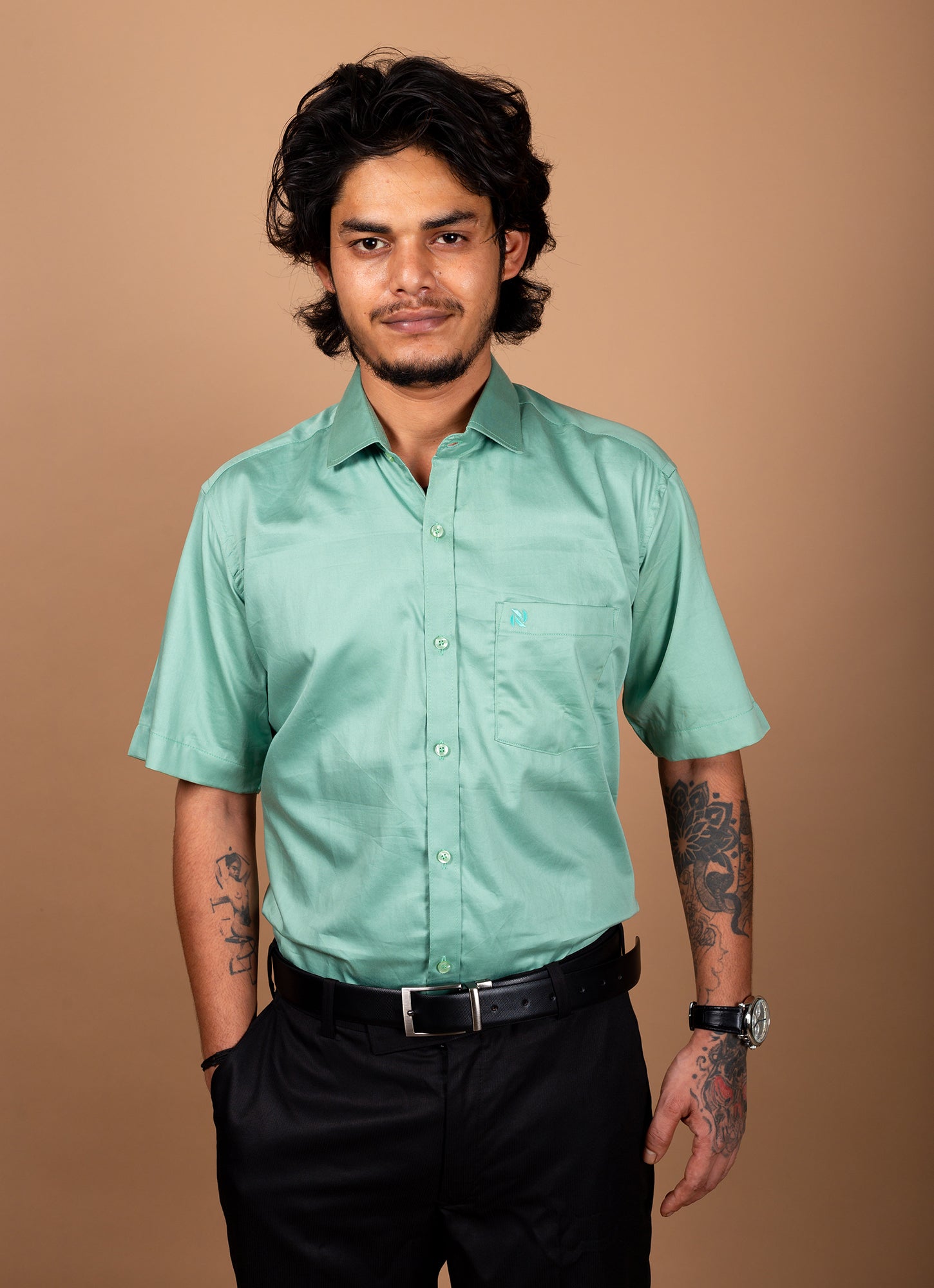 Emerald Green Organic Giza Cotton Premium Shirt