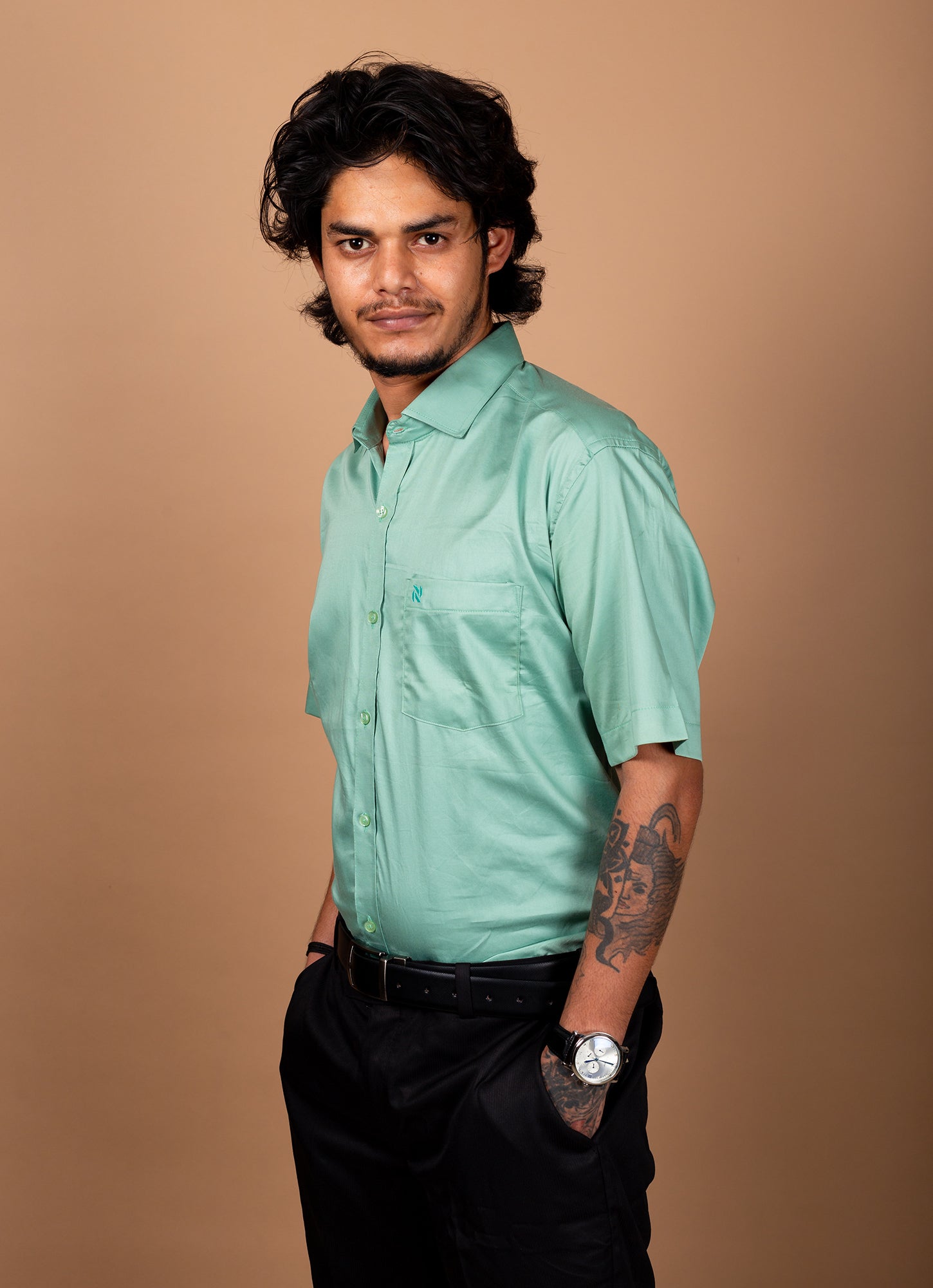 Emerald Green Organic Giza Cotton Premium Shirt