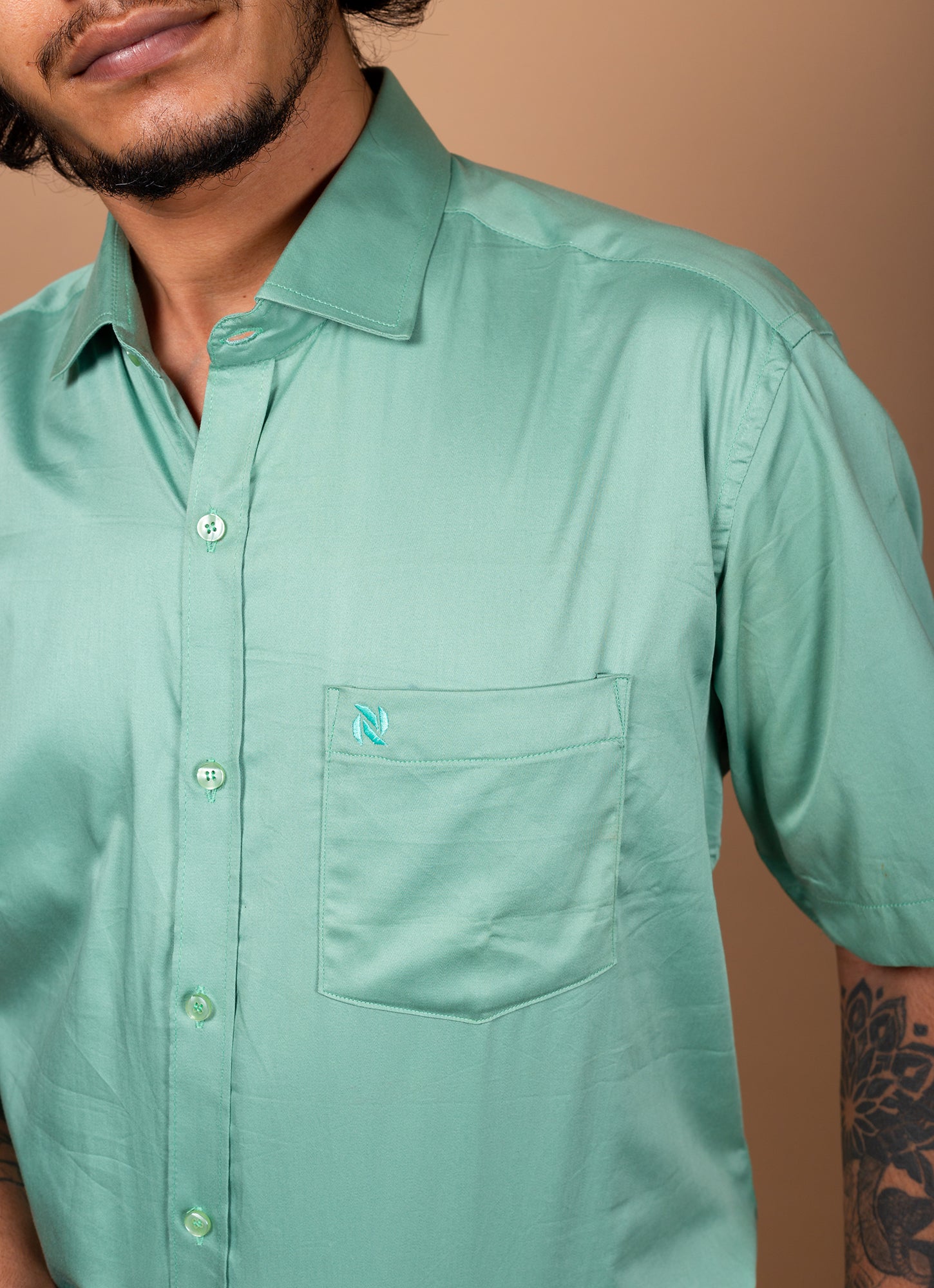 Emerald Green Organic Giza Cotton Premium Shirt