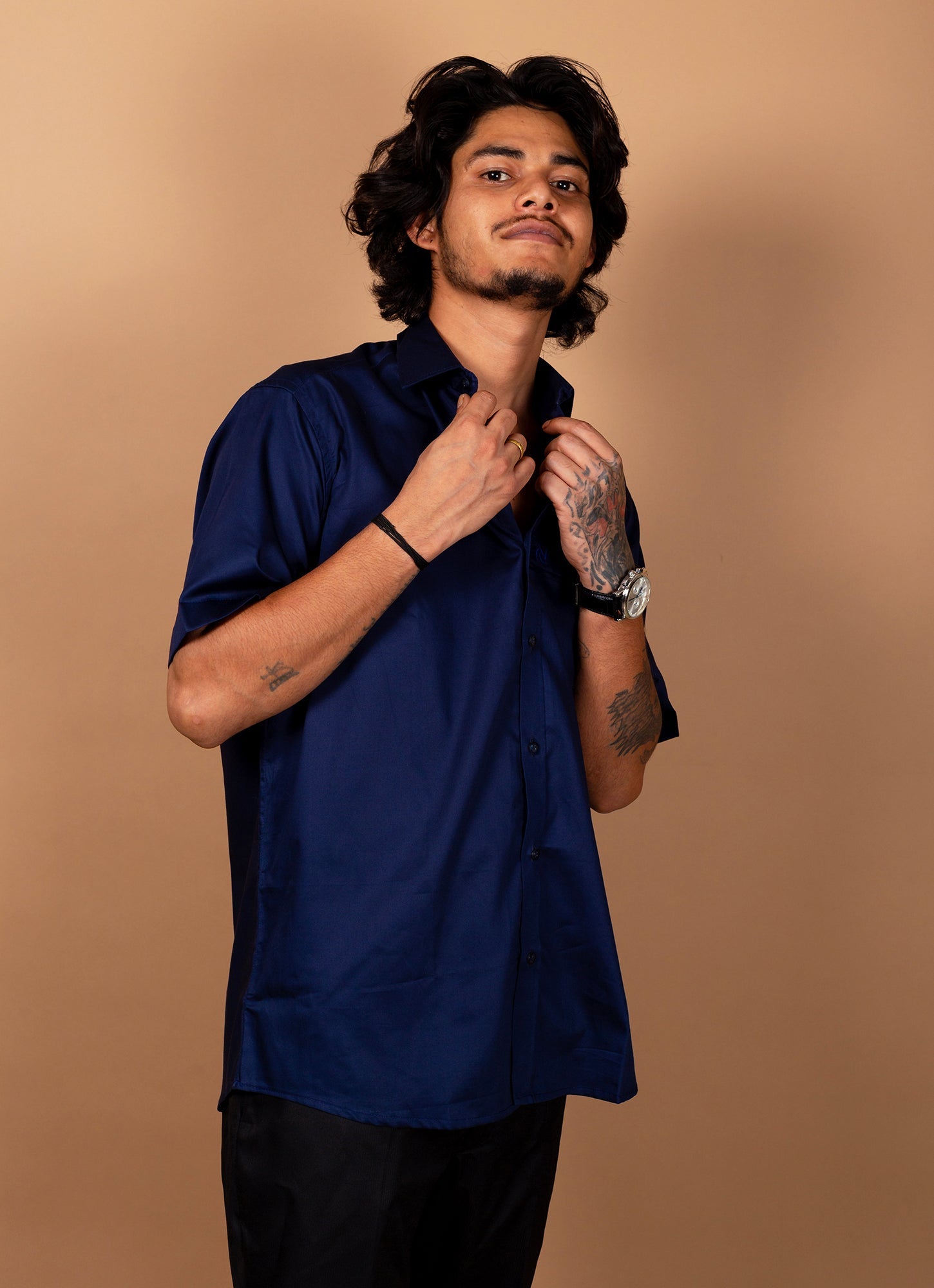 Lapis Blue Egyptian Giza Cotton Premium Shirt