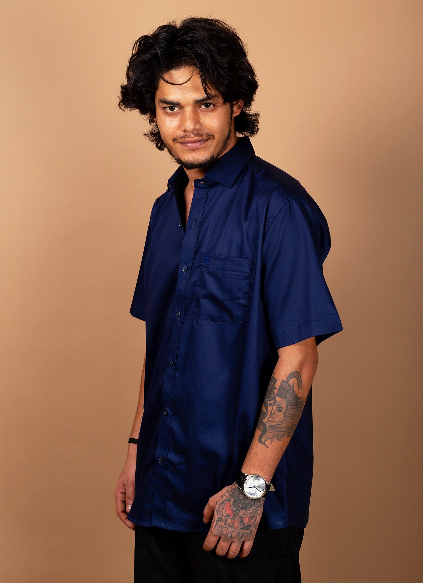 Lapis Blue Egyptian Giza Cotton Premium Shirt