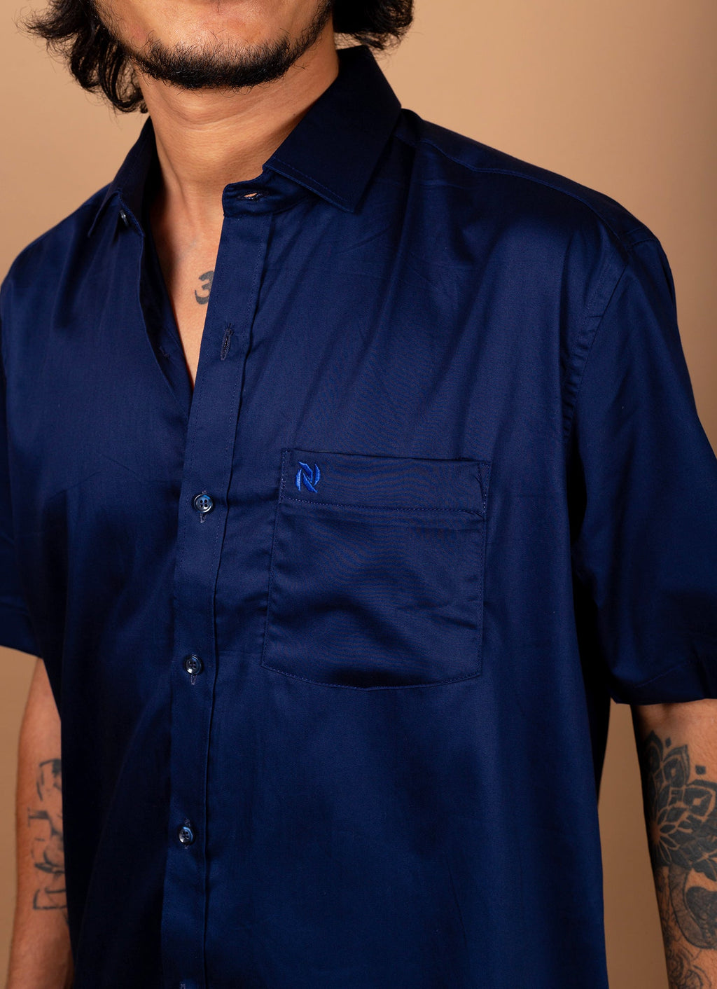 Lapis Blue Egyptian Giza Cotton Premium Shirt