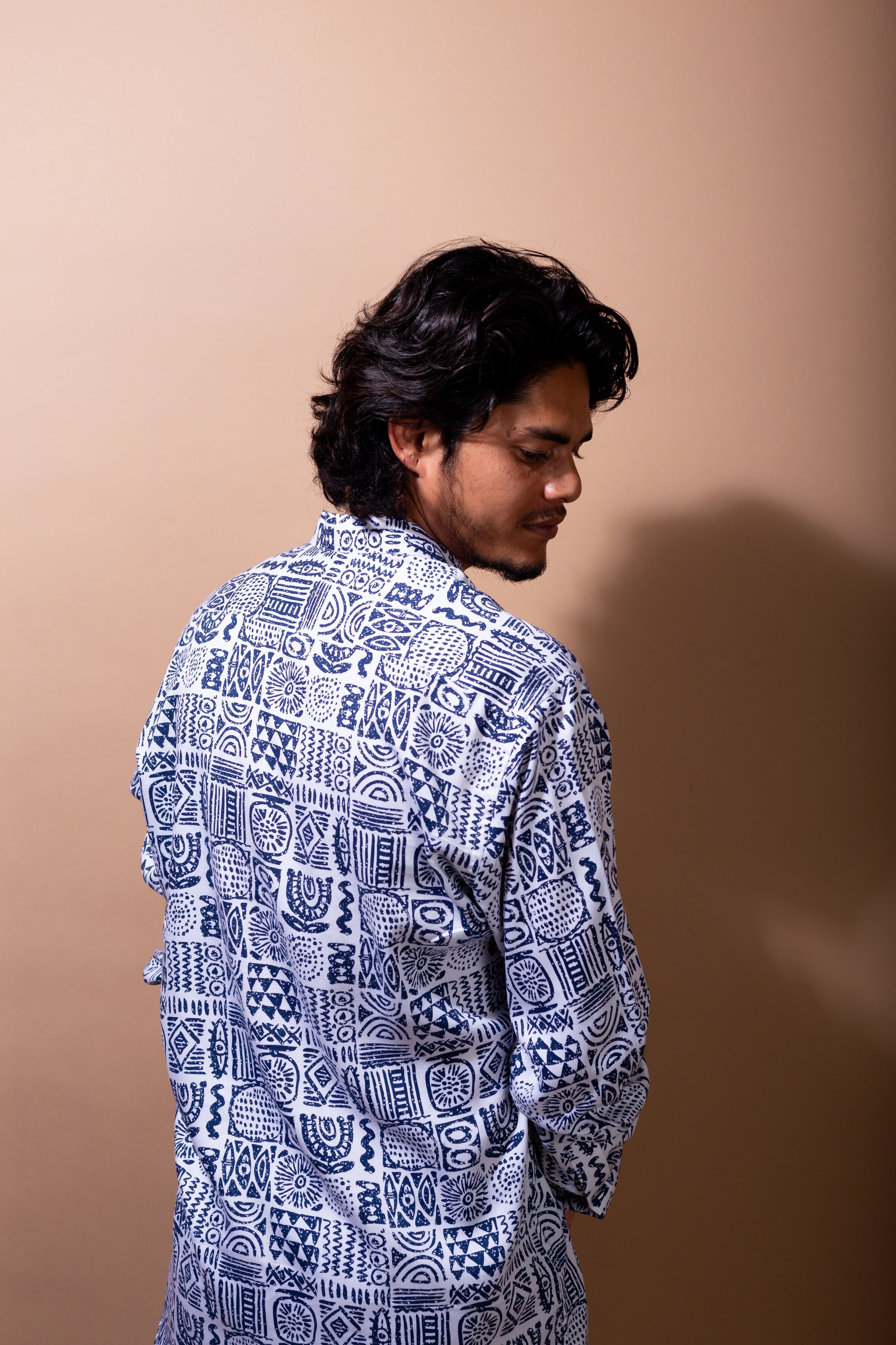 Tribal Print Organic Cotton Premium Shirt