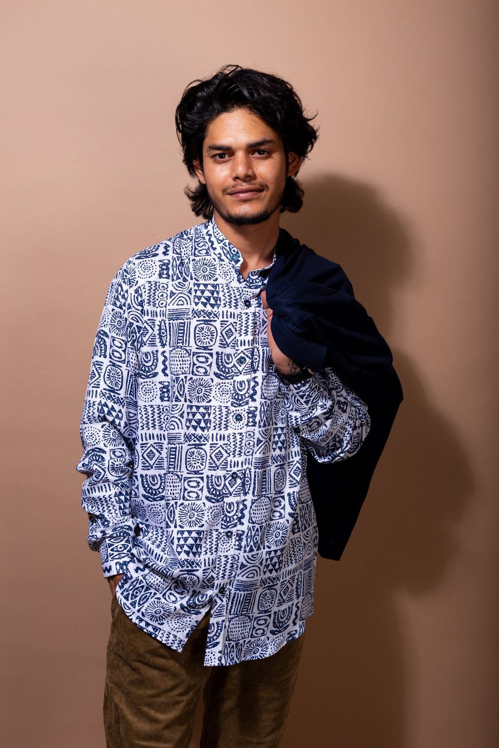 Tribal Print Organic Cotton Premium Shirt